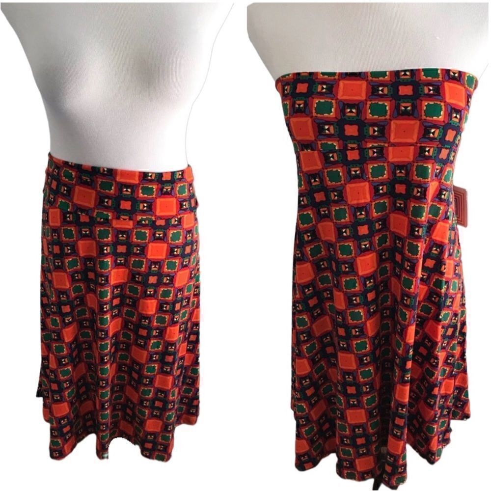 New! LuLaRoe Azure Midi Skirt Sz 3X